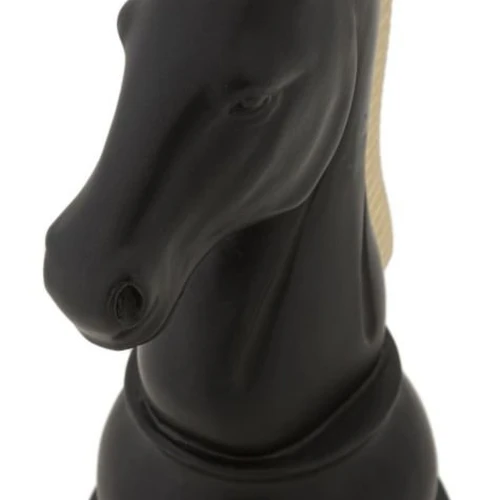 Interjero skulptūra, Šachmatų žirgas, 10,5 × 19 × 8,5 cm - Dekoracijos