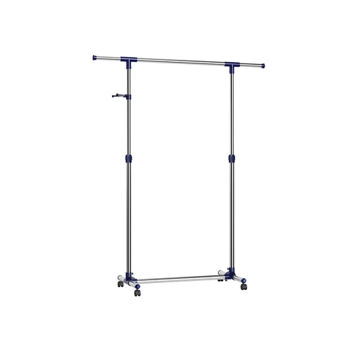 Ištraukiama drabužių kabykla, mėlynos spavos