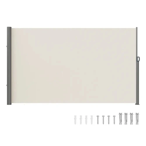 Ištraukiama šoninė markizė, 63''x118'', vandeniui atspari smėlio spalvos