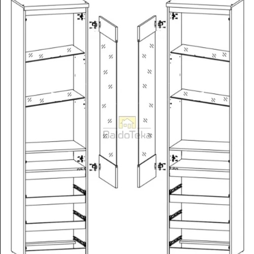 Moderni lova JULY, 52x200x40 cm
