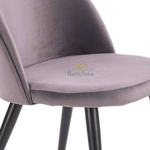 Tamsiai pilka/juoda-aukso kėdė, 100 kg apkrova