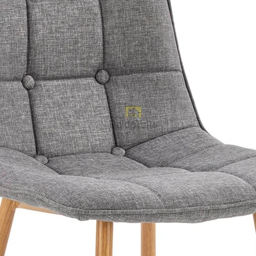 Patogus fotelis pilka/medaus ąžuolo spalvų deriniu