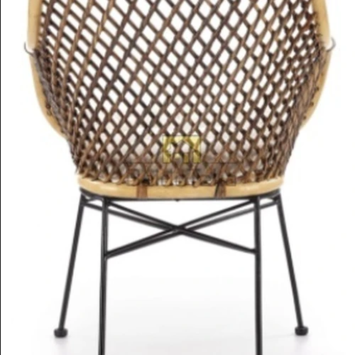 Stilingas ratano stalas su plieno pagrindu