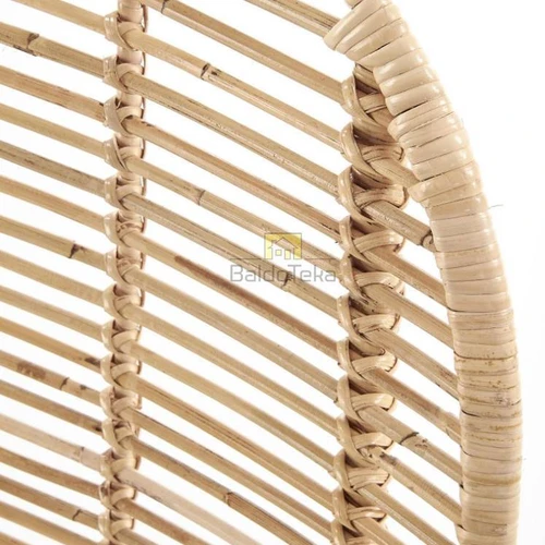 Stalas iš ratano ir metalo, 46-90/44/55 cm