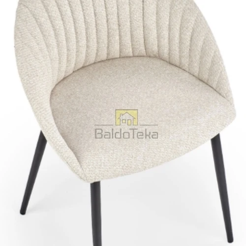 Ergonominis gobeleno fotelis su reguliuojama aukšte