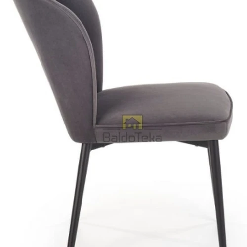 Stilinga pilkos/juodos spalvos kušetė su reguliuojama aukščio funkcija