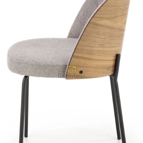 Patogi kėdė su gobelenu ir 100 kg apkrova