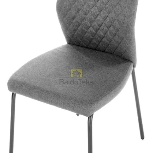 Kompaktiška kėdė 50-92/46/56 cm su minkštu gobelenu