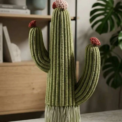 Kaktuso skulptūra Cactus Stons, 13 × 25 × 7 cm - Dekoracijos