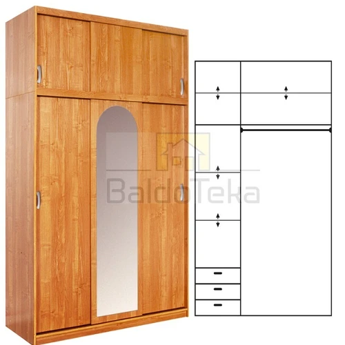 KAMMA mblc spinta + veidrodis