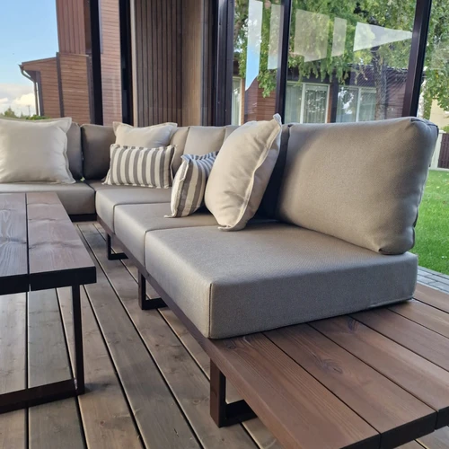 Kampinė lauko sofa 1.54m x 3.14m ¦ COMFORT - Foteliai, sofos