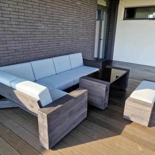 Kampinė lauko sofa 1.65m x 2.85m ¦ TIMBER