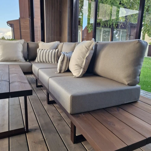 Kampinė lauko sofa 2.04m x 3.14m ¦ COMFORT