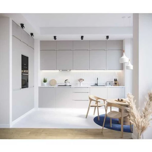 Kampinė virtuvė ZOYA 1 šviesiai pilka