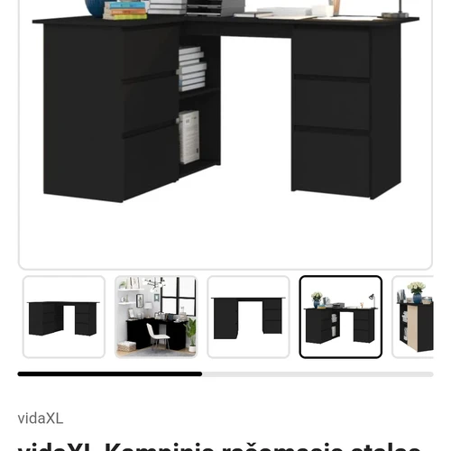 Kampinis rašomasis stalas