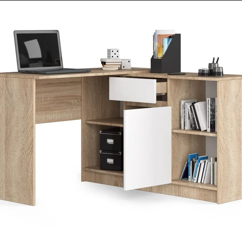 Erdvus rašomasis stalas su komoda