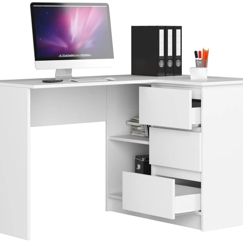 Modernus rašomasis stalas su laminuota plokšte ir ABS briauna