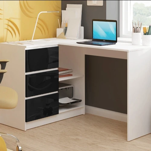 Kompiuterio stalas su kokybiškais metaliniais kreiptuvais