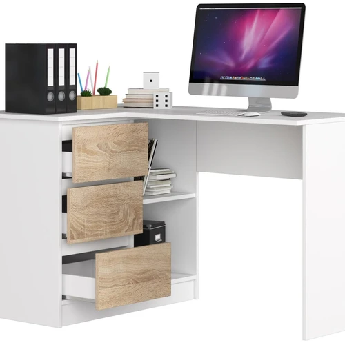 Tvirtas ir patvarus rašomasis stalas su moderniu dizainu