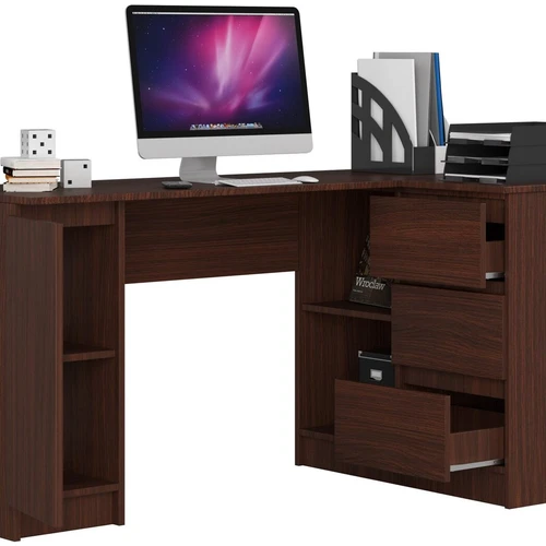 Aukšto kokybės kampinis stalas su atsparia lenta