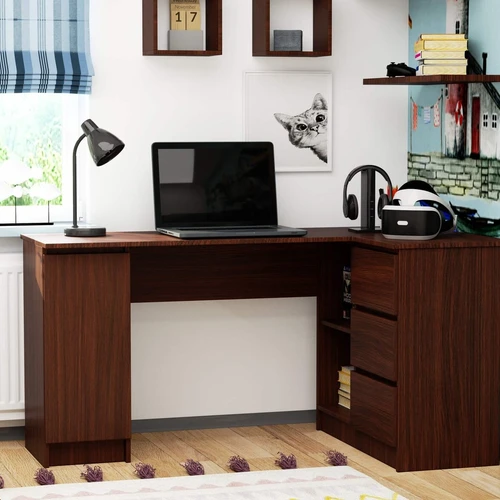 Kampinis stalas – idealus sprendimas mažiems kambariams