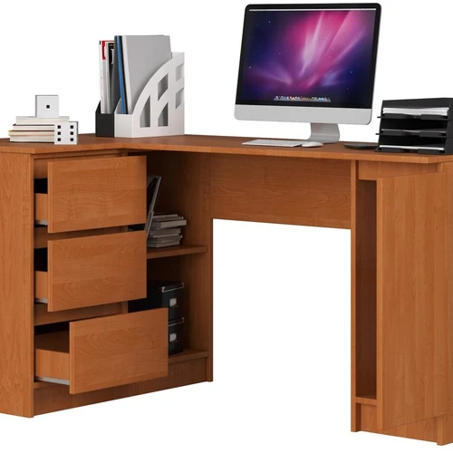 Universalus alksnio spalvos rašomasis stalas