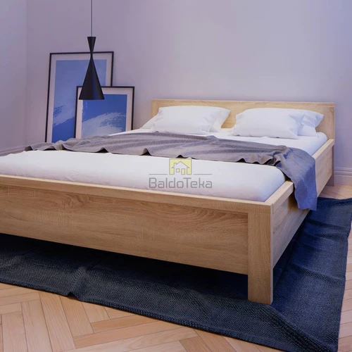 KASPIAN lova su patikimu rėmu ir minkštu dizainu