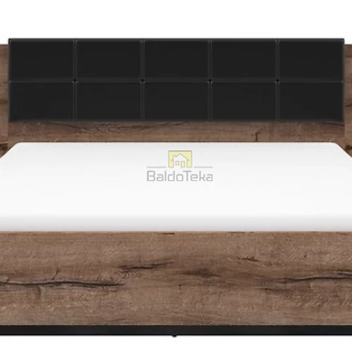 Ergonominė lova su naktinėmis spintelėmis