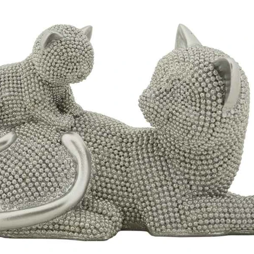 Katės su kačiuku statulėlė Cat Sparky, 19 × 13 × 9 cm