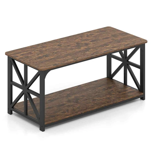 Kavos staliukas, 1 lentyna, 109 × 50 × 48 cm - Žurnaliniai (kavos) staliukai