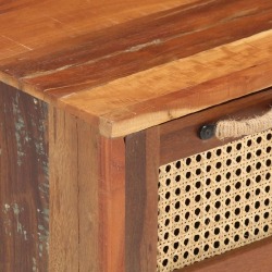 Kavos staliukas, 100x50x40cm, perdirbtos medienos masyvas - Žurnaliniai (kavos) staliukai