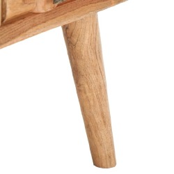 Kavos staliukas, 110x50x35cm, akacijos medienos masyvas - Žurnaliniai (kavos) staliukai