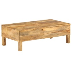 Kavos staliukas, 110x55x35 cm, mango medienos masyvas - Žurnaliniai (kavos) staliukai