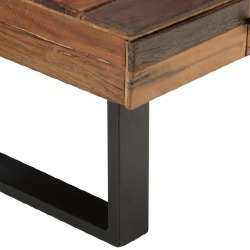 Kavos staliukas, 110x60x40 cm, perdirbtos medienos masyvas - Žurnaliniai (kavos) staliukai