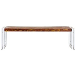 Kavos staliukas, 120x60x35cm, perdirbtos medienos masyvas - Žurnaliniai (kavos) staliukai