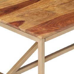Kavos staliukas, 120x60x40cm, dalbergijos medienos masyvas - Žurnaliniai (kavos) staliukai
