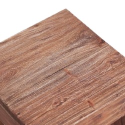 Kavos staliukas, 30x30x30cm, perdirbtos medienos masyvas - Žurnaliniai (kavos) staliukai