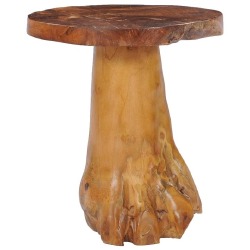 Kavos staliukas, 40x40cm, tikmedžio medienos masyvas - Žurnaliniai (kavos) staliukai