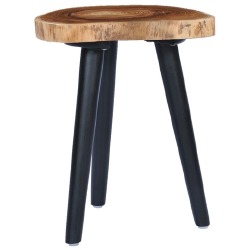 Kavos staliukas, 40x45cm, tikmedžio medienos masyvas - Žurnaliniai (kavos) staliukai