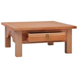 Kavos staliukas, 68x68x30cm, raudonmedžio medienos masyvas - Žurnaliniai (kavos) staliukai