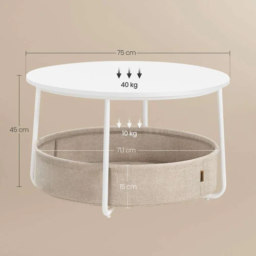 Funkcionalus staliukas su 40 kg apkrova