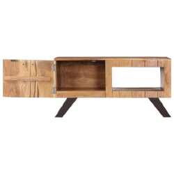 Kavos staliukas, 90x50x45 cm, akacijos medienos masyvas - Žurnaliniai (kavos) staliukai