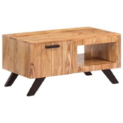 Kavos staliukas, 90x50x45 cm, akacijos medienos masyvas