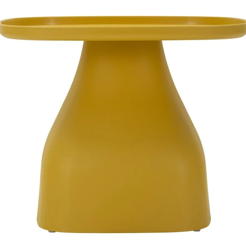 Kavos staliukas Gea, Geltona, 48 × 38 × 48 cm - Žurnaliniai (kavos) staliukai