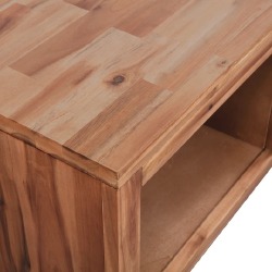 Kavos staliukas, masyvi akacijos mediena, 90x50x37,5cm - Žurnaliniai (kavos) staliukai