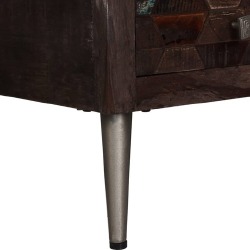 Kavos staliukas, perdirbtos medienos masyvas, 100x60x35cm - Žurnaliniai (kavos) staliukai