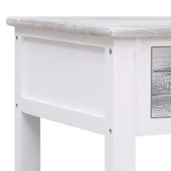 Kavos staliukas, pilkos spalvos, 100x50x45 cm, mediena - Žurnaliniai (kavos) staliukai