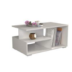 Balto spalvos staliukas iš MDP plokštės