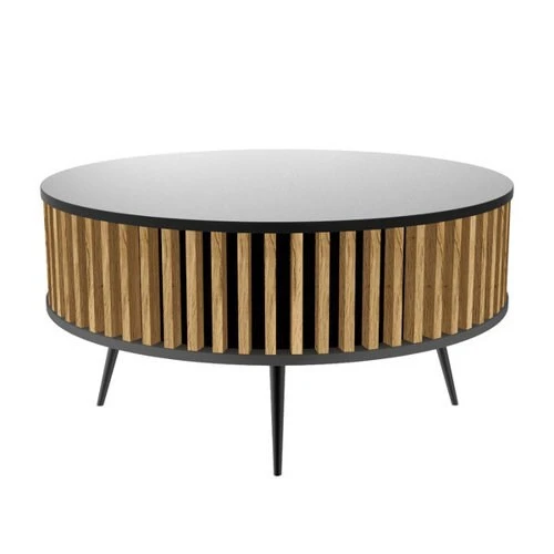 Kavos staliukas Ronda, juodas/rudas