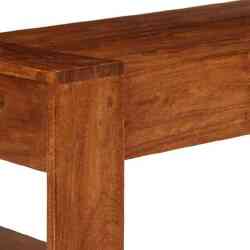 Kavos staliukas, rudas, 100x50x30cm, akacijos medienos masyvas - Žurnaliniai (kavos) staliukai